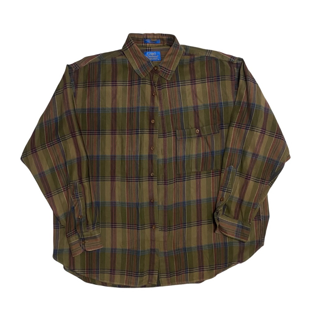 Vintage Pendleton Plaid Button Uo